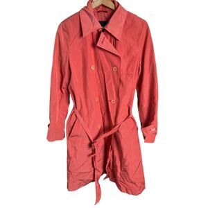 Weekend MaxMara Made In Italy Trench Coat Orange *Dimensions in Picture*